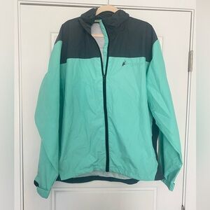 Frogg Toggs Mint Green Windbreaker Rain Jacket
